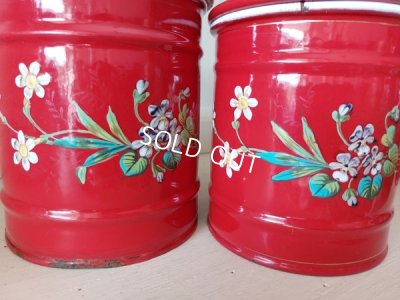 画像4: エトワール社すみれ柄キャニスター