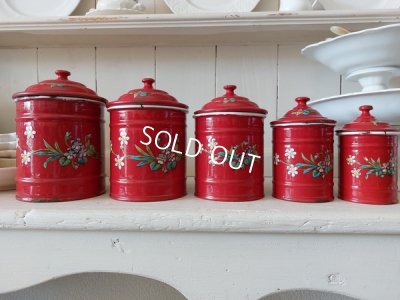 画像6: エトワール社すみれ柄キャニスター