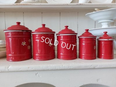 画像7: エトワール社すみれ柄キャニスター