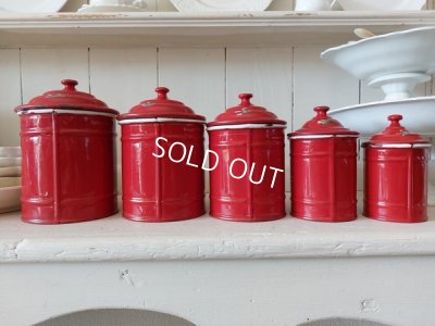 画像8: エトワール社すみれ柄キャニスター