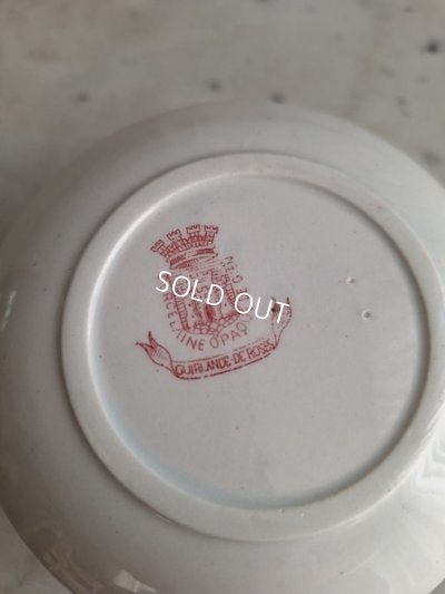 画像9: ジアンローズ柄マスタードポットとお塩入れ