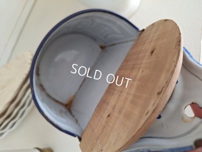 画像11: アンティークホーロー手描きフラワー缶