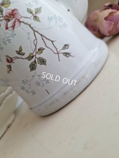 画像13: BFローズ柄小さなフィルター付きポット