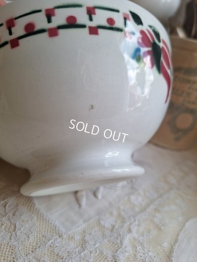 画像15: アンティーク花柄カフェオレボウル