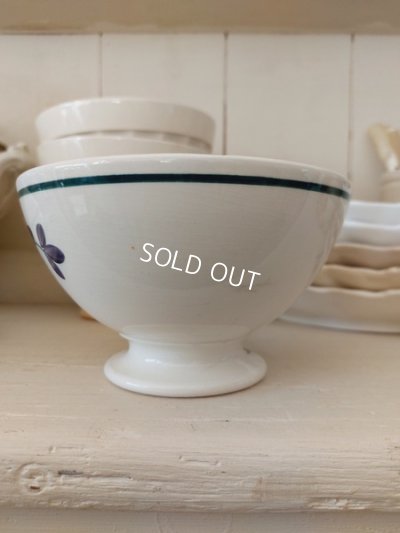 画像5: ジアンすみれ柄カフェオレボウル