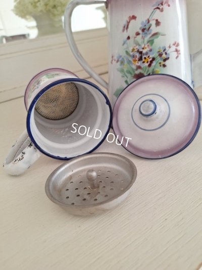 画像9: Japyピンクぼかしビオラ柄コーヒーポット