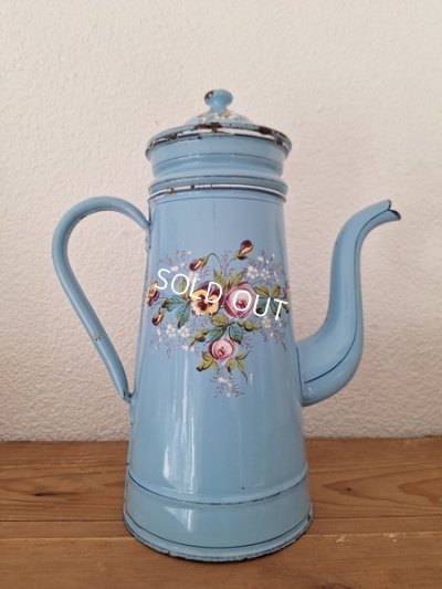 画像6: エトワール社手描きホーローポット