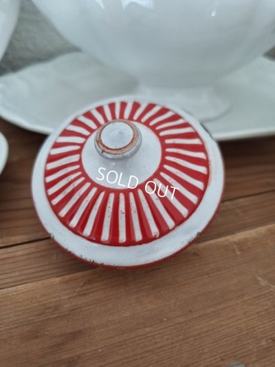 画像4: BB赤ローズガーランド柄キャニスター