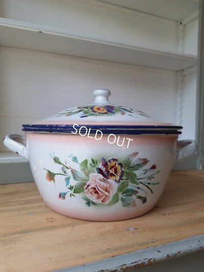画像4: Japyピンクローズとパンジー柄キャセロール