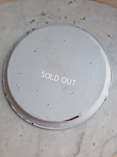 画像9: アンティークホーロートレイ