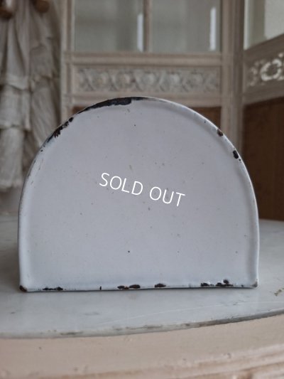 画像11: アンティークホーロー小鳥柄セル缶