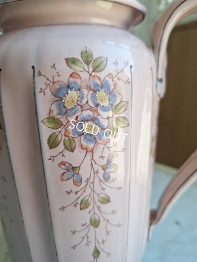 画像3: アンティークホーロー手描きコーヒーポット