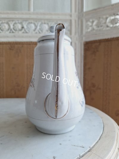 画像10: ホーローすみれと勿忘草柄ポット