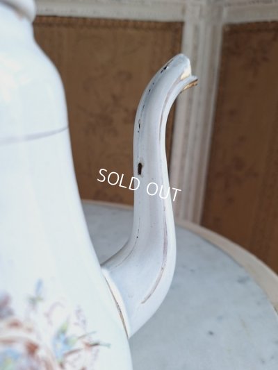 画像8: ホーローすみれと勿忘草柄ポット