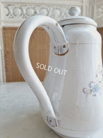 画像7: ホーローすみれと勿忘草柄ポット