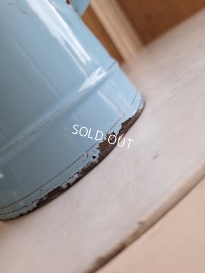 画像23: アンティークホーロー手描きコーヒーポット