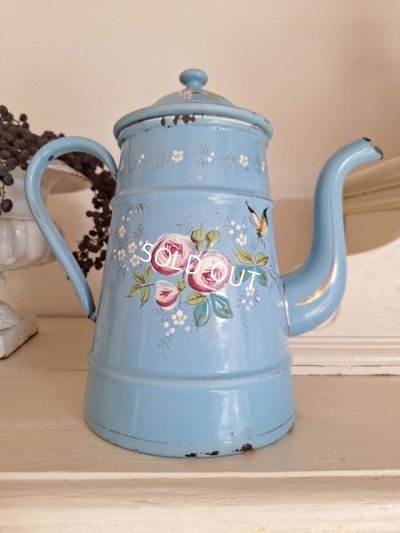 画像6: エトワール社手描きホーローコーヒーポット