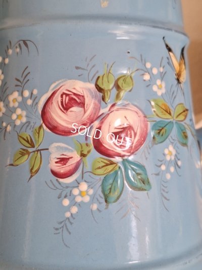 画像18: エトワール社手描きホーローコーヒーポット