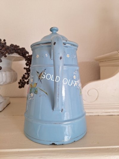 画像5: エトワール社手描きホーローコーヒーポット