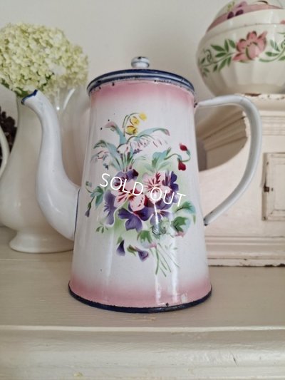 画像4: Japyピンクグぼかしビオラ柄コーヒーポット