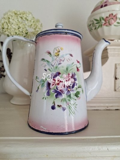 画像5: Japyピンクグぼかしビオラ柄コーヒーポット