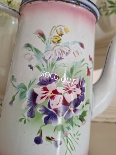 画像3: Japyピンクグぼかしビオラ柄コーヒーポット