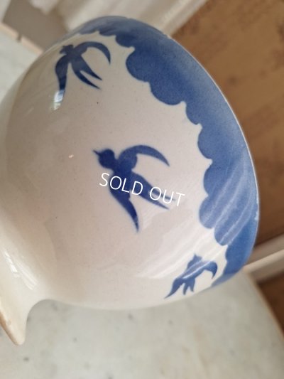 画像2: ツバメ柄カフェオレボウル