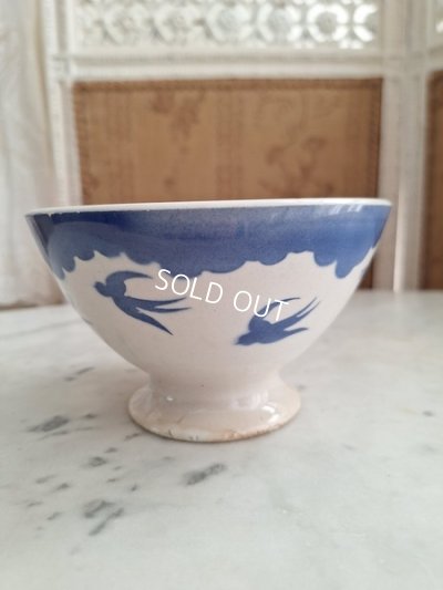 画像5: ツバメ柄カフェオレボウル