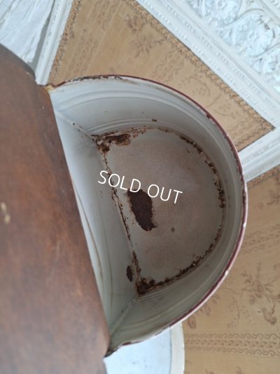 画像13: アンティークホーローフラワー缶