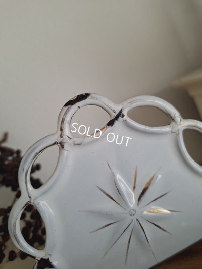 画像11: アンティークホーローフラワー缶