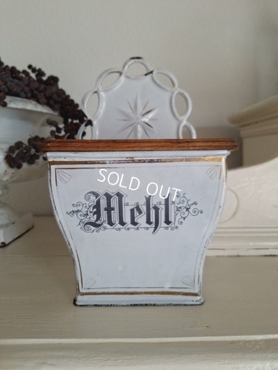 画像5: アンティークホーローフラワー缶