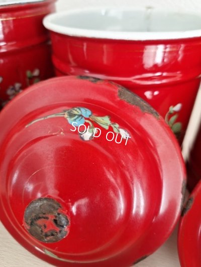 画像7: エトワール社すみれ柄キャニスター　