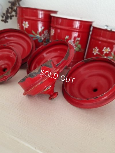 画像12: エトワール社すみれ柄キャニスター　