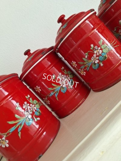 画像4: エトワール社すみれ柄キャニスター　