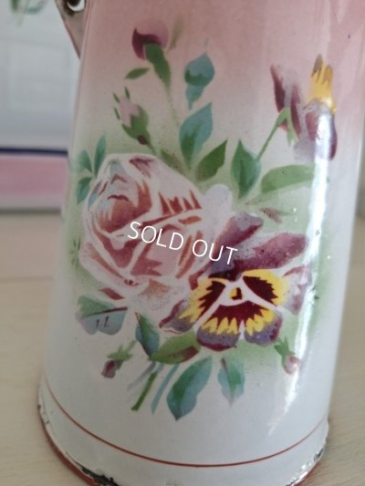 画像3: Japyピンクぼかしローズとパンジー柄ミルクキャリー