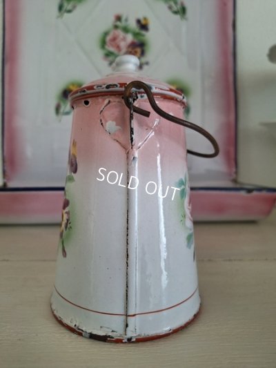 画像6: Japyピンクぼかしローズとパンジー柄ミルクキャリー