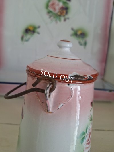 画像14: Japyピンクぼかしローズとパンジー柄ミルクキャリー