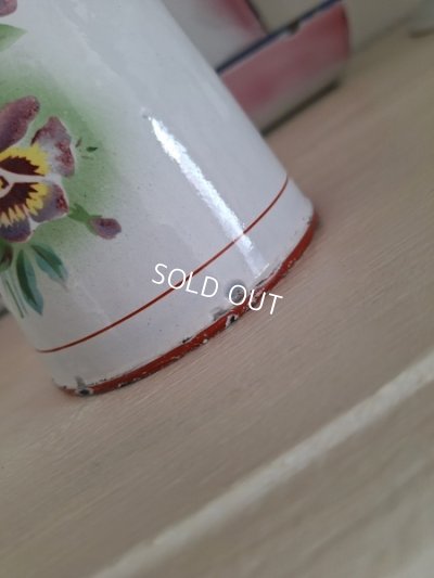 画像15: Japyピンクぼかしローズとパンジー柄ミルクキャリー