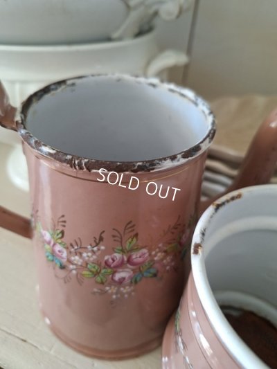 画像20: エトワール社手描きホーローポット