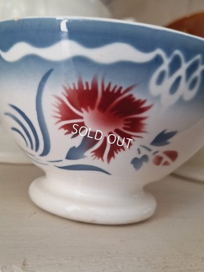 画像2: ディゴワンカーネーション柄カフェオレボウル