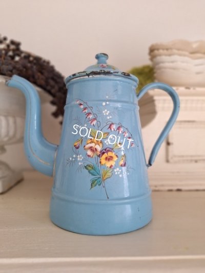 画像2: エトワール社パンジーとすずらん柄ポット