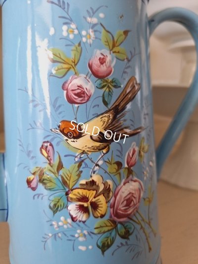 画像2: エトワール社手描き花柄ポット