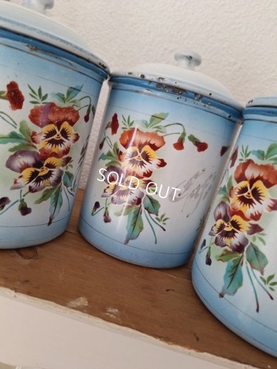 画像3: Japyダブルパンジー柄キャニスター