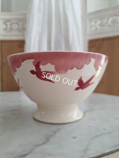 画像11: バトンヴィレーツバメ柄カフェオレボウル