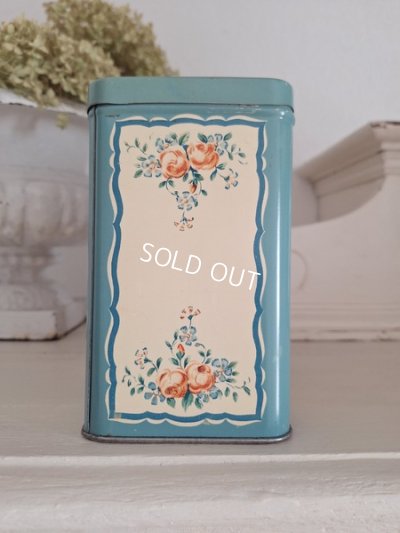 画像12: ピンク柄ティン製キャニスター