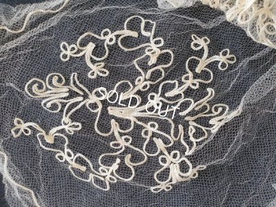 画像10: ベール付きワックスフラワーティアラ