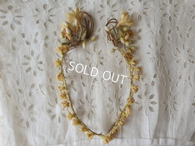 画像3: ベール付きワックスフラワーティアラ