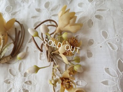 画像6: ベール付きワックスフラワーティアラ