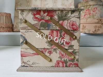 画像6: アンティークカルトナージュソーイングボックス