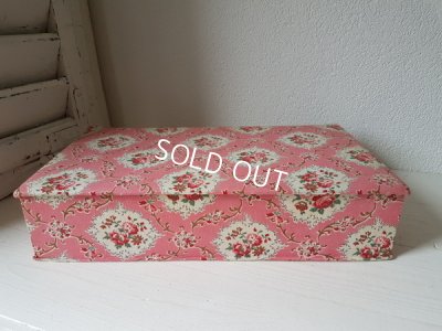 画像2: カルトナージュ花柄ボックス